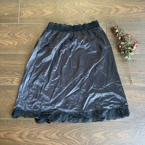 Vintage satin slip skirt